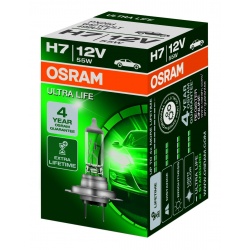 OSRAM лампочка H7 12V 55W ULTRA LIFE
